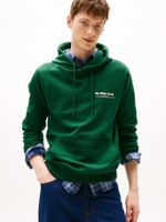Polerón Hoodie Logo Gráfico Verde Tommy Hilfiger