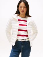 Parka Hoodie Acolchada Regular Blanco Tommy Hilfiger