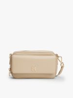 Cartera Icon Con Logo Beige Tommy Hilfiger
