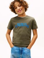 Polera Con Logo Gráfico Nyc Verde Tommy Hilfiger