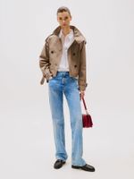 Jeans Bootcut Relaxed De Talle Alto Azul Tommy Hilfiger