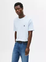 Polera de Logo Monogram Celeste Tommy Hilfiger