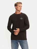 Polera Solid Con Logo Negro Tommy Hilfiger