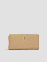 Billetera Monograma Beige Tommy Hilfiger