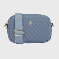 Bandolera Poppy Reform Acolchada Celeste Tommy Hilfiger