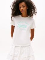 Polera Essential  Corte Regular Blanco YBL Tommy Jeans