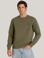 Polerón Stack Con Logo En Pecho Verde Tommy Hilfiger