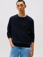 Sweater Essential Structure C-Neck Tommy Hilfiger Azul