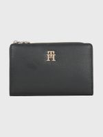 Billetera Distinct Slim Con Logo Negro Tommy Hilfiger
