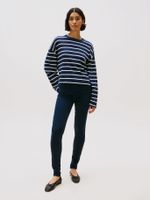 Jeans Como Skinny De Talle Medio Azul Tommy Hilfiger