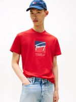 Polera Con Logo Distintivo Rojo XLE Tommy Jeans