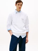 Polerón Essential Con Logo Blanco Tommy Hilfiger