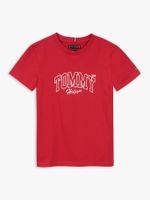 Polera Con Logo Gráfico Rojo Tommy Hilfiger