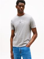 Polera Con Logo Estampado Gris P91 Tommy Hilfiger