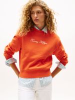 Polerón  Logo Script Bordado Naranjo SCX Tommy Hilfiger