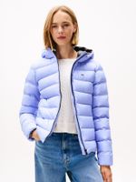 Parka Hooded Acolchada Slim Fit Lila Tommy Jeans