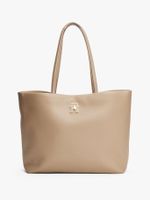 Tote Modern Monogram Logo Beige Tommy Hilfiger