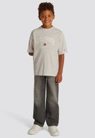 Polera Con Logo Universitario Gris Tommy Hilfiger