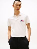 Polo Flag Logo Regular Fit Blanco Z00 Tommy Hilfiger