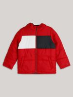 Tommy Pieced Puffer Rojo Tommy Hilfiger