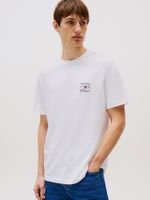 Polera Stack Con Logo Regular Fit Blanco Tommy Hilfiger