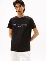Polera Im Core Logo Slim Fit Negro BDS Tommy Hilfiger