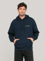 Polerón Hoodie Beach Club Graphic Logo Azul Tommy Jeans