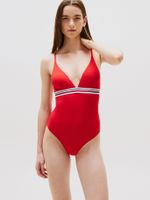 Traje De Baño Global Stripe Rojo Tommy Hilfiger