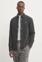 Camisa Regular Fit Solid Gris Tommy Jeans