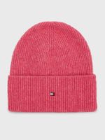 Beanie Essential C Logo Rosado Tommy Hilfiger