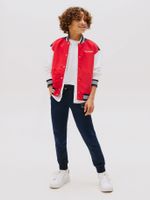 Joggers Con Bajo Ajustado Y Logo Azul Tommy Hilfiger