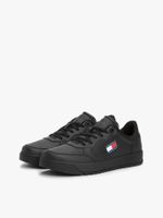 Zapatillas Retro De Cuero Negro Tommy Jeans