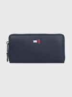 Billetera Essential Con Cremallera Azul Tommy Jeans