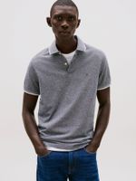 Polo Regular Fit Con Logo Azul Tommy Hilfiger