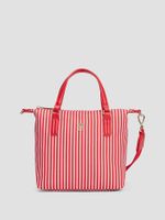 Cartera Mini Tote Poppy Summer Rojo Tommy Hilfiger