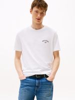 Polera Y Logo Gráfico Regular Fit Blanco Tommy Hilfiger