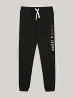 Jogger De Niño Con Logo Estampado Negro Tommy Hilfiger