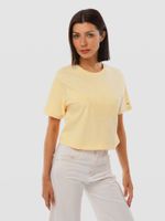 Polera Tonal Crest Logo Amarillo Tommy Jeans