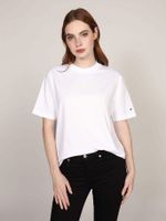 Polera Outline Flag Logo Blanco Tommy Hilfiger