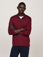 Polo Liquid Cotton Con Logo Burdeo Tommy Hilfiger