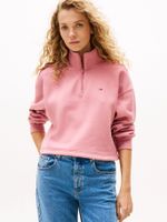 Polerón Relaxed Cropped  Rosado TI0 Tommy Jeans