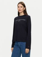 Polera Con Logo Corporate Solid Azul Tommy Hilfiger