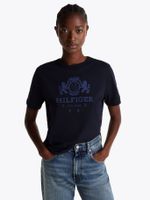 Polera Varsity Crest Logo Azul Tommy Hilfiger