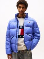 Parka Acolchada Y Efecto Arrugado Azul Tommy Jeans
