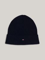 Gorro Solid Con Logo Azul Tommy Hilfiger