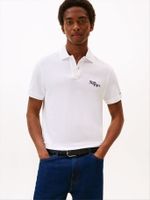 Polo Con Logo Gráfico Regular Fit Blanco Tommy Hilfiger