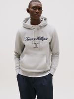 Polerón Hoodie Script Logo Gris Tommy Hilfiger