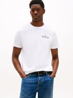 Polera Hilfiger Stack Logo Blanco YBR Tommy Hilfiger