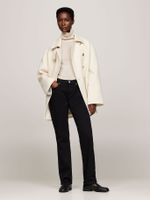 Jeans Straight Fit Talle Medio Negro Tommy Hilfiger