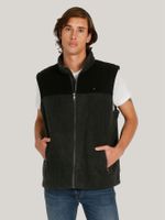 Chaqueta Vest Solid y Logo Gris Tommy Hilfiger